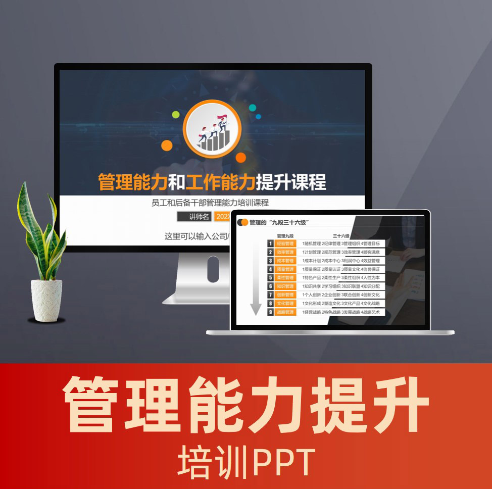 PPT037 团队管理能力领导力ppt 卓越管理能力工作能力提升培训PPT